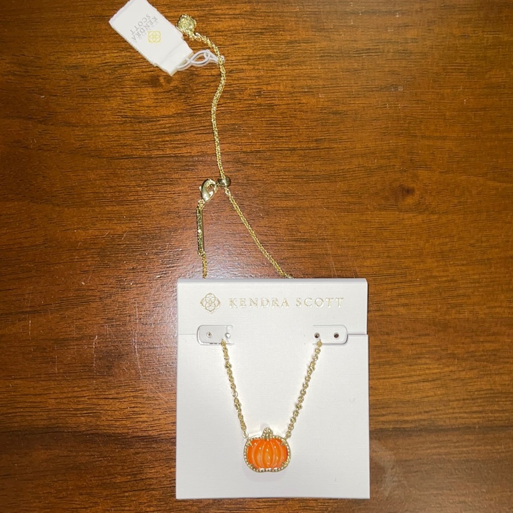Kendra Scott Pumpkin Necklace